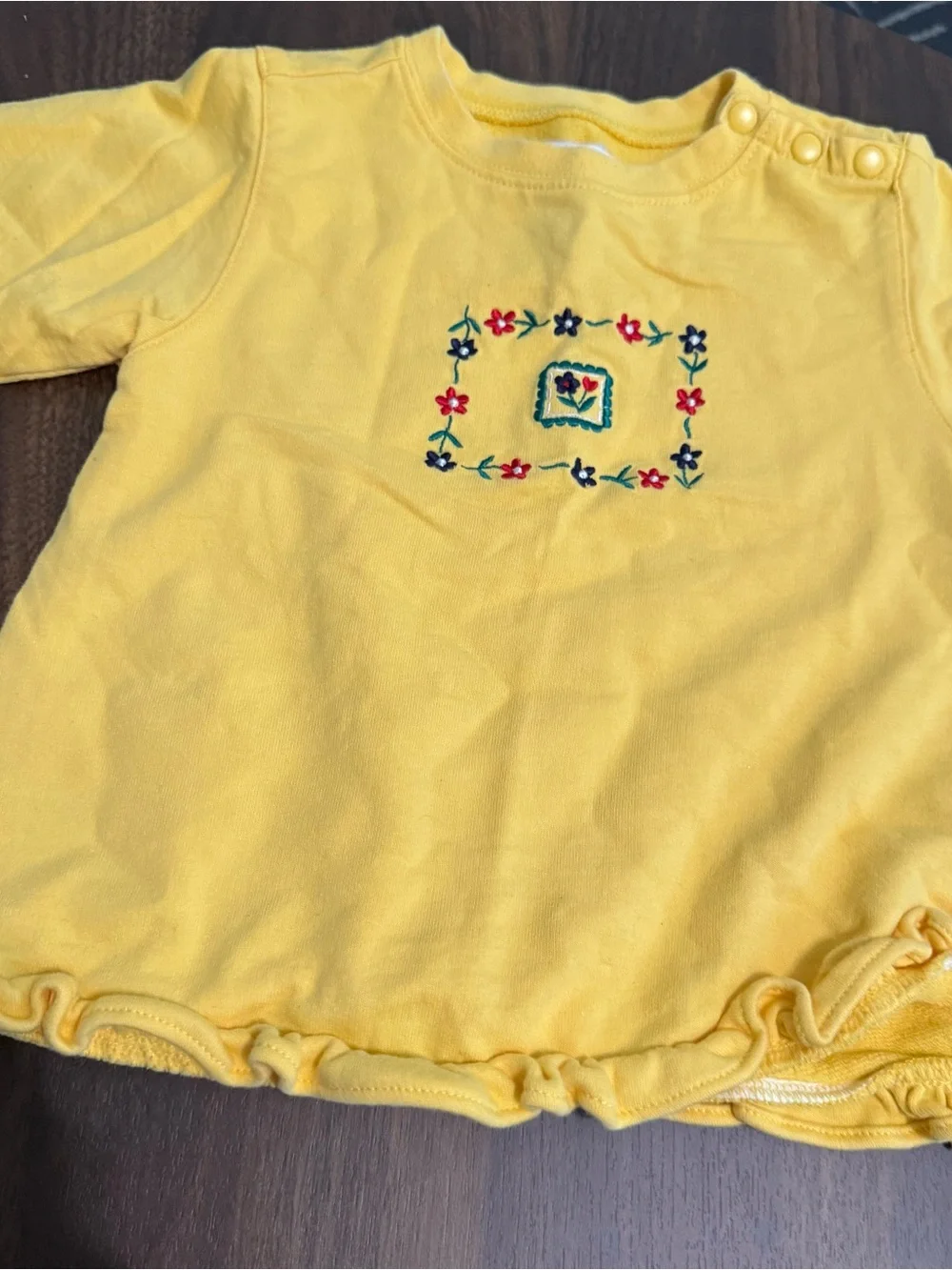 Baby girl vintage Gymboree rainbow tag 1998 and planet cotton shirt set
